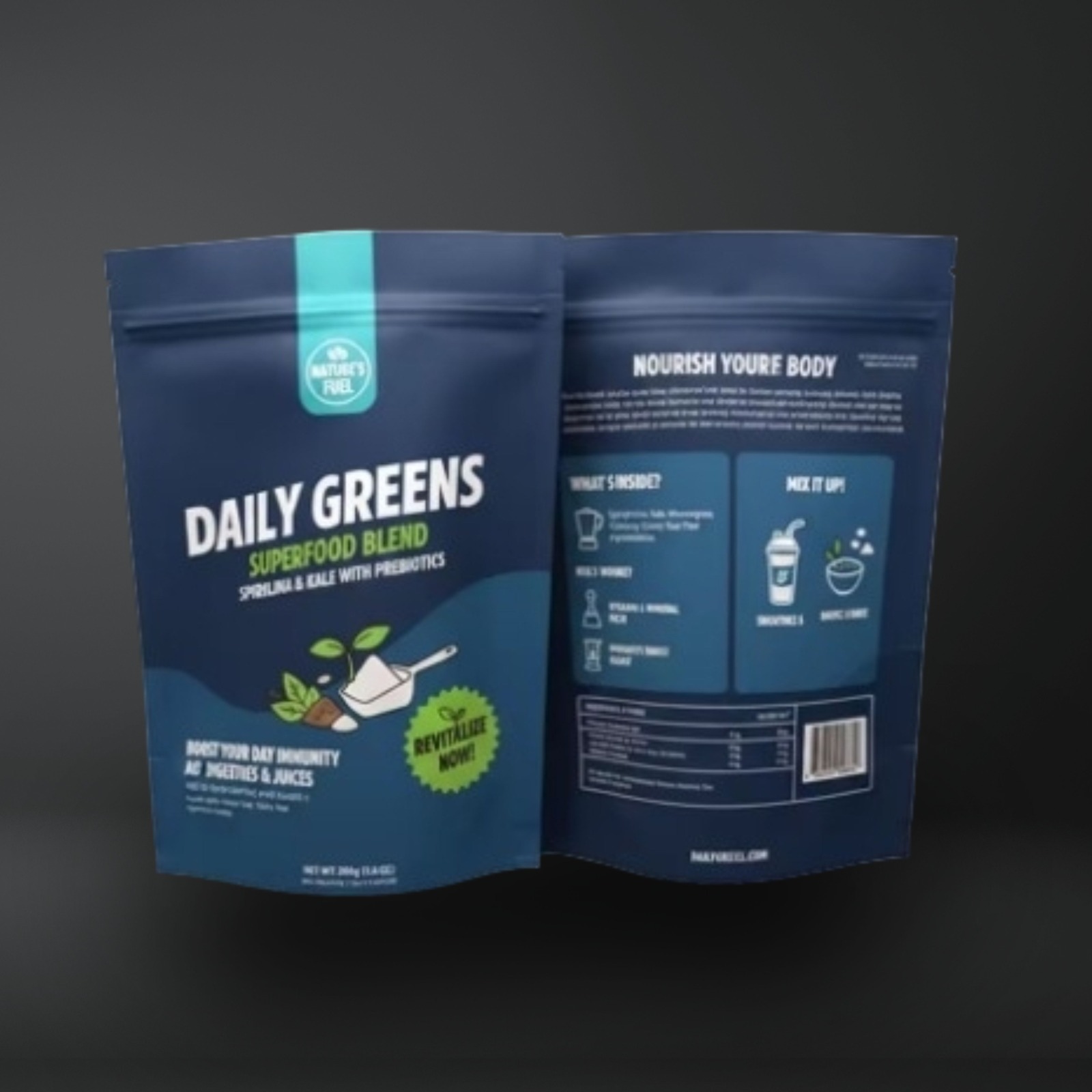 Supplement Packaging Mylar bags